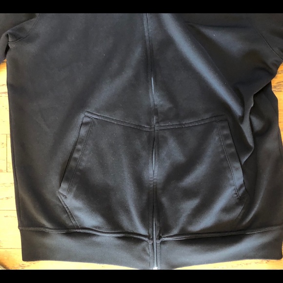 Nike Full Zip Jacket XL Black White - Picture 5 of 6